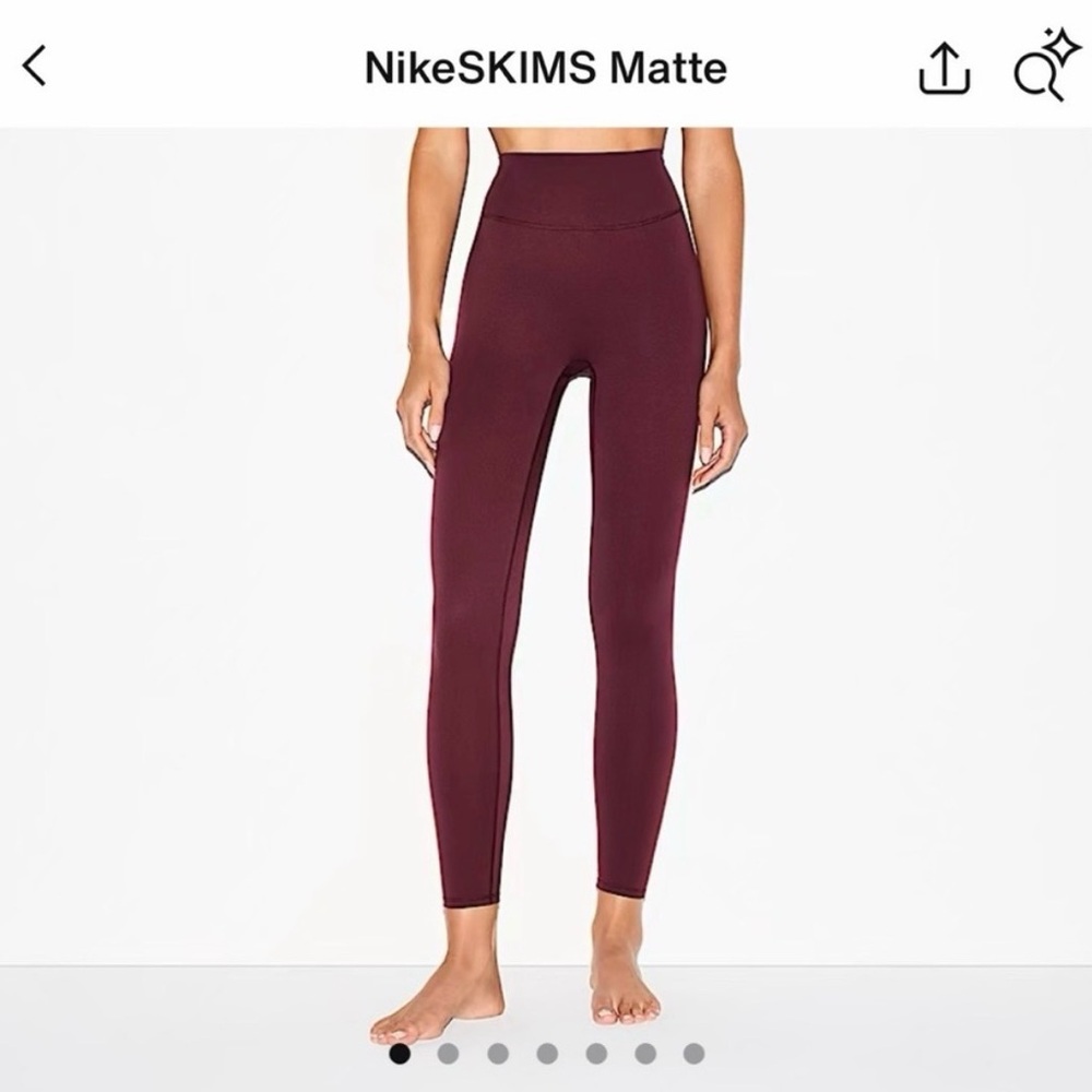 Nike x SKIM Currant High-Waisted Leggings